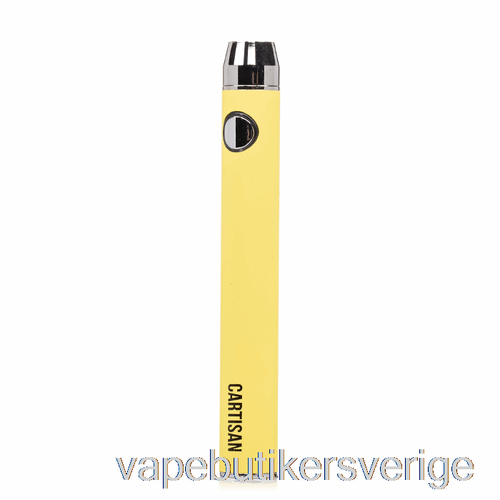Vape Sverige Cartisan Button Vv 900 Dual Charge 510 Batteri [micro] Gul